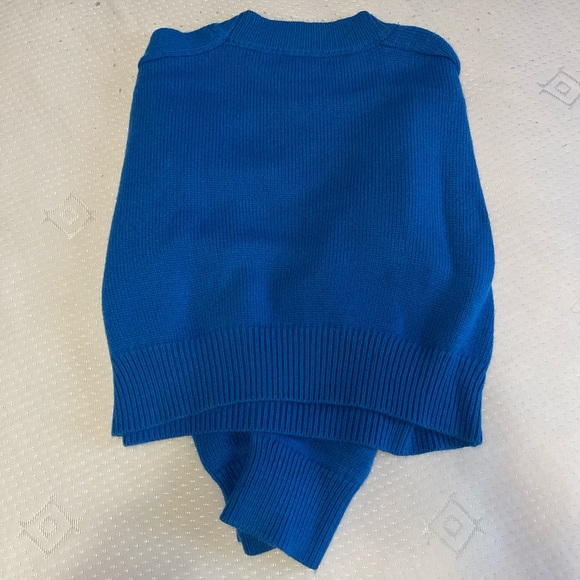 Cropped blue sweater - Picture 3 of 3